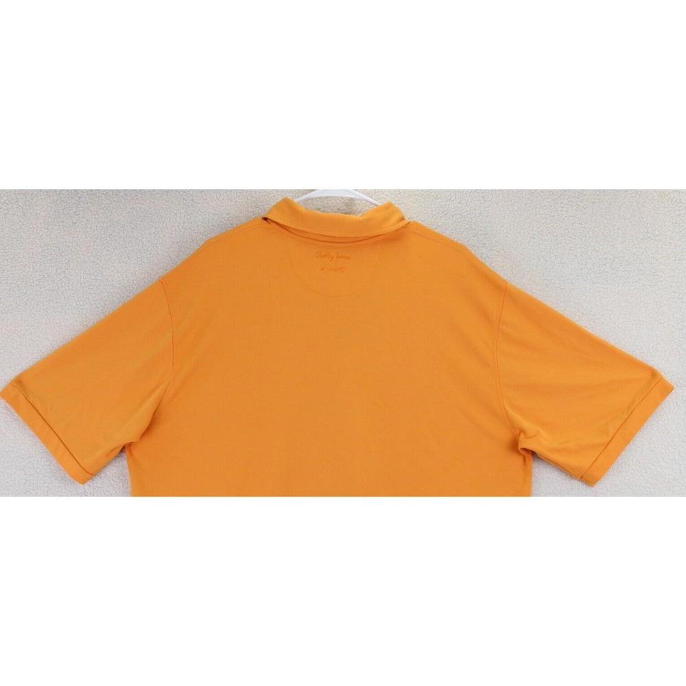 Bobby Jones Short Sleeve Golf Polo Shirt Mens XXL Orange Golfcore Performance - Picture 16 of 16